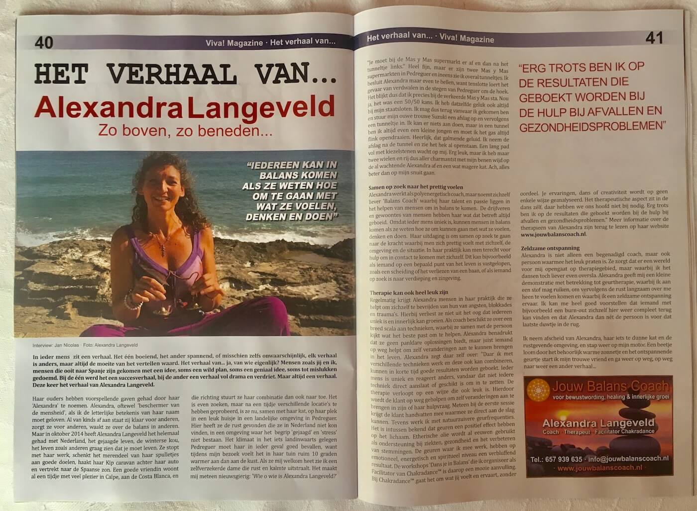 VIVA Magazine - Het verhaal van Alexandra Langeveld