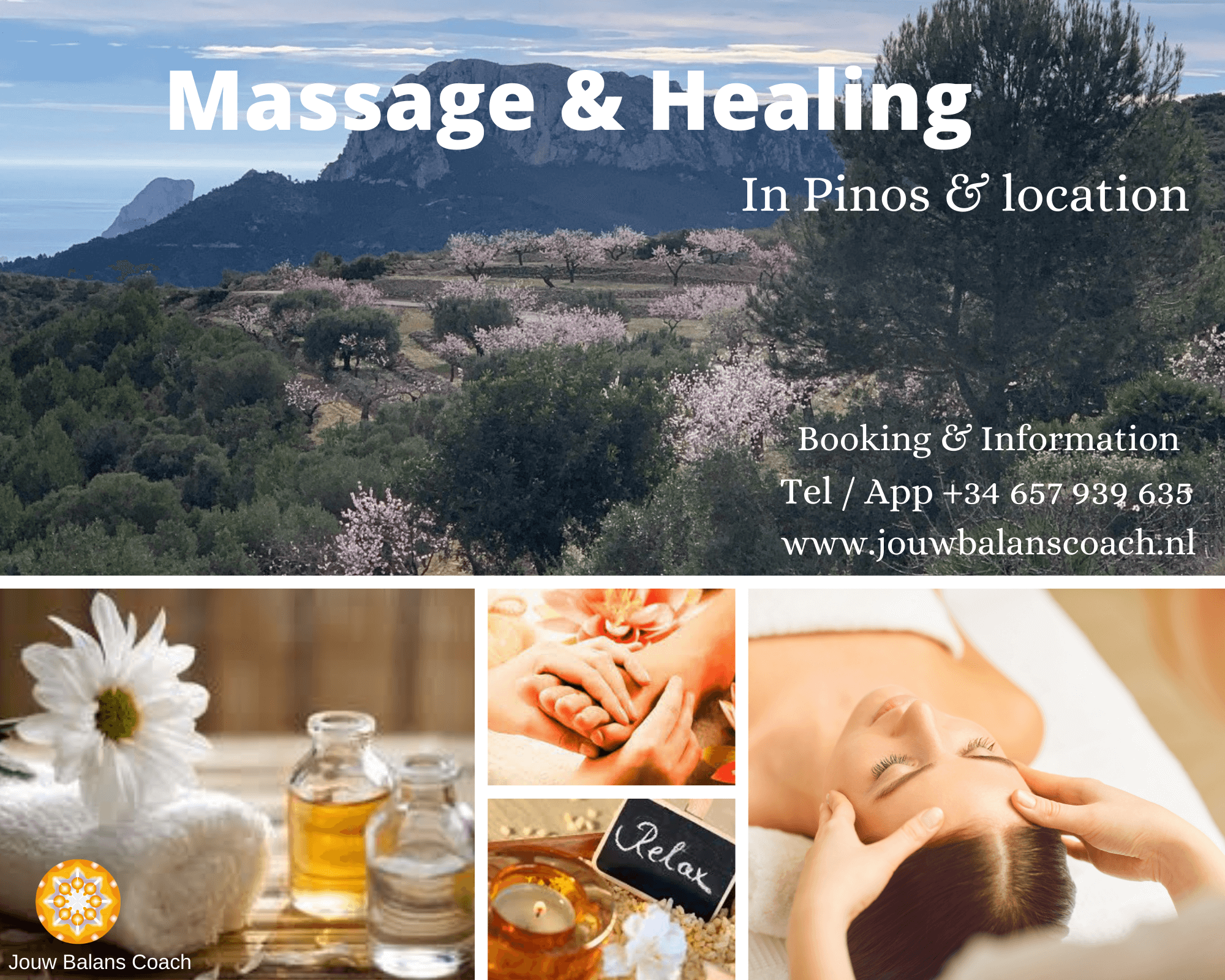 massage and healing also at location