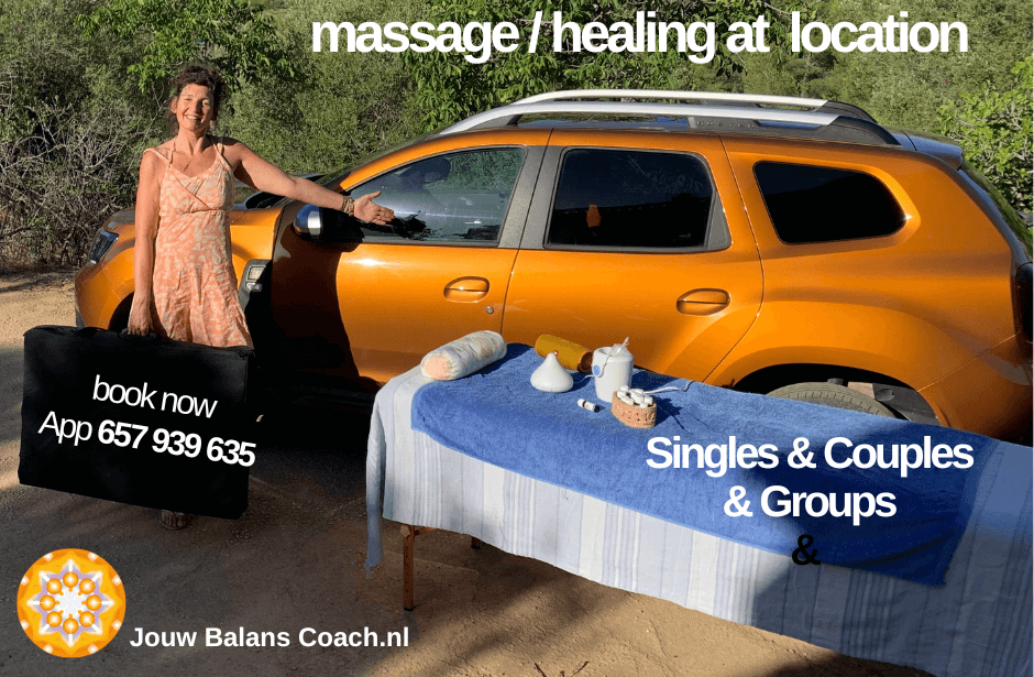 Een massage of healing op locatie